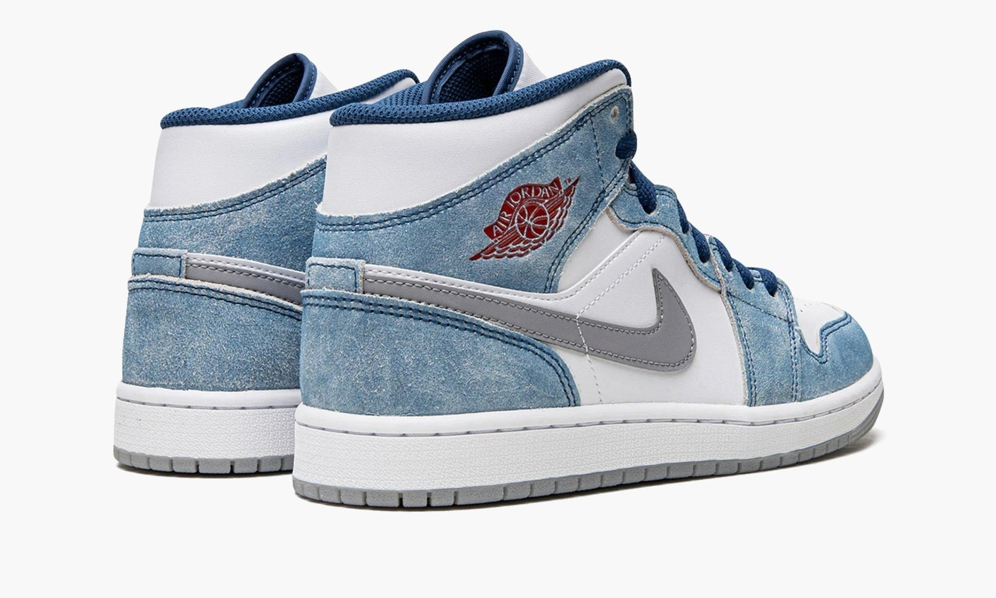 Air Jordan 1 Mid French Blue Fire Red - DN3706 401 | The Sortage