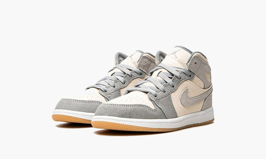 Air Jordan 1 Mid SE PS Coconut Milk Particle Grey - DN4345 100