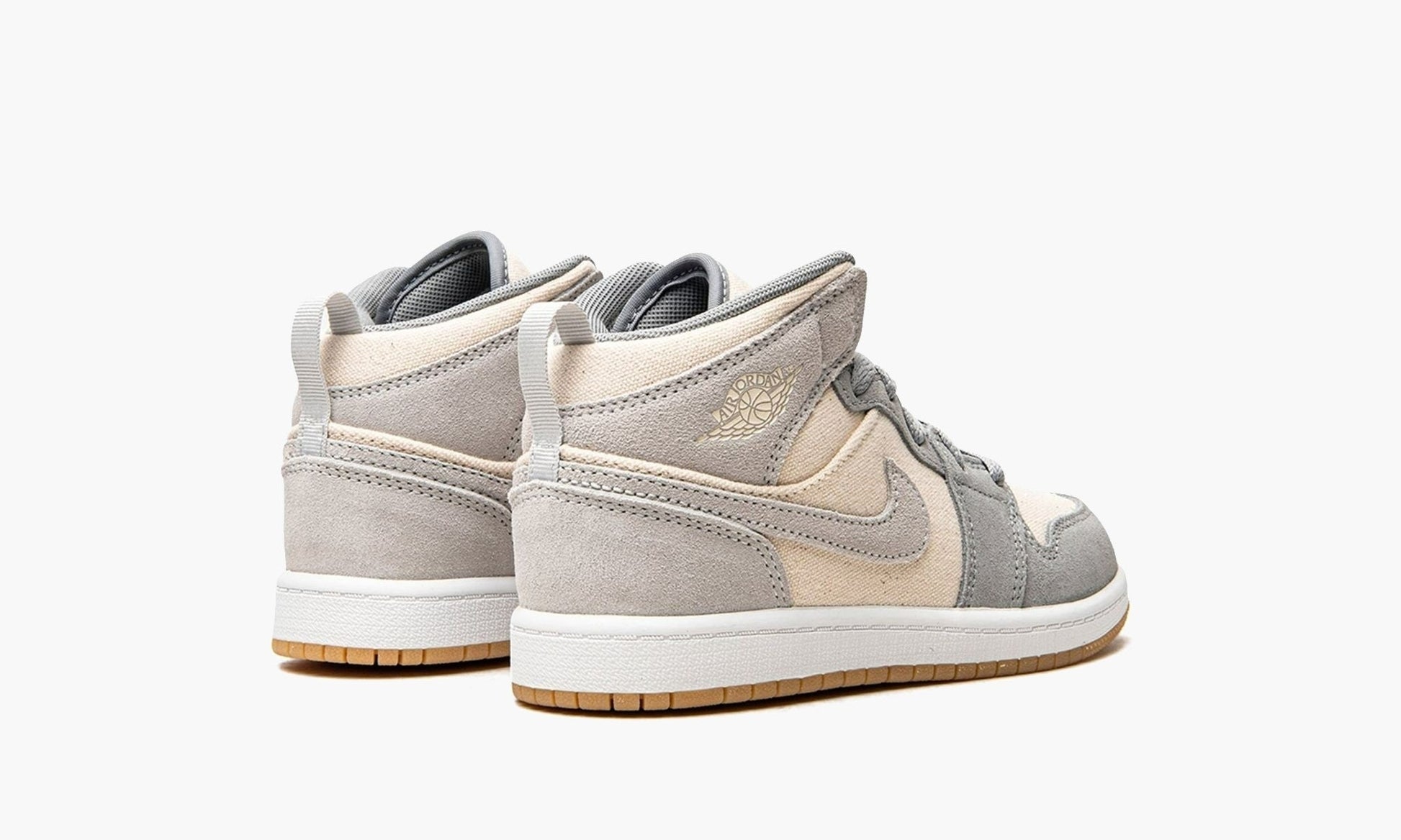 Air Jordan 1 Mid SE PS Coconut Milk Particle Grey - DN4345 100