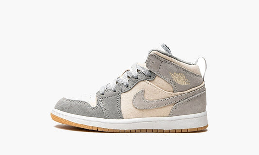 Air Jordan 1 Mid SE PS Coconut Milk Particle Grey - DN4345 100