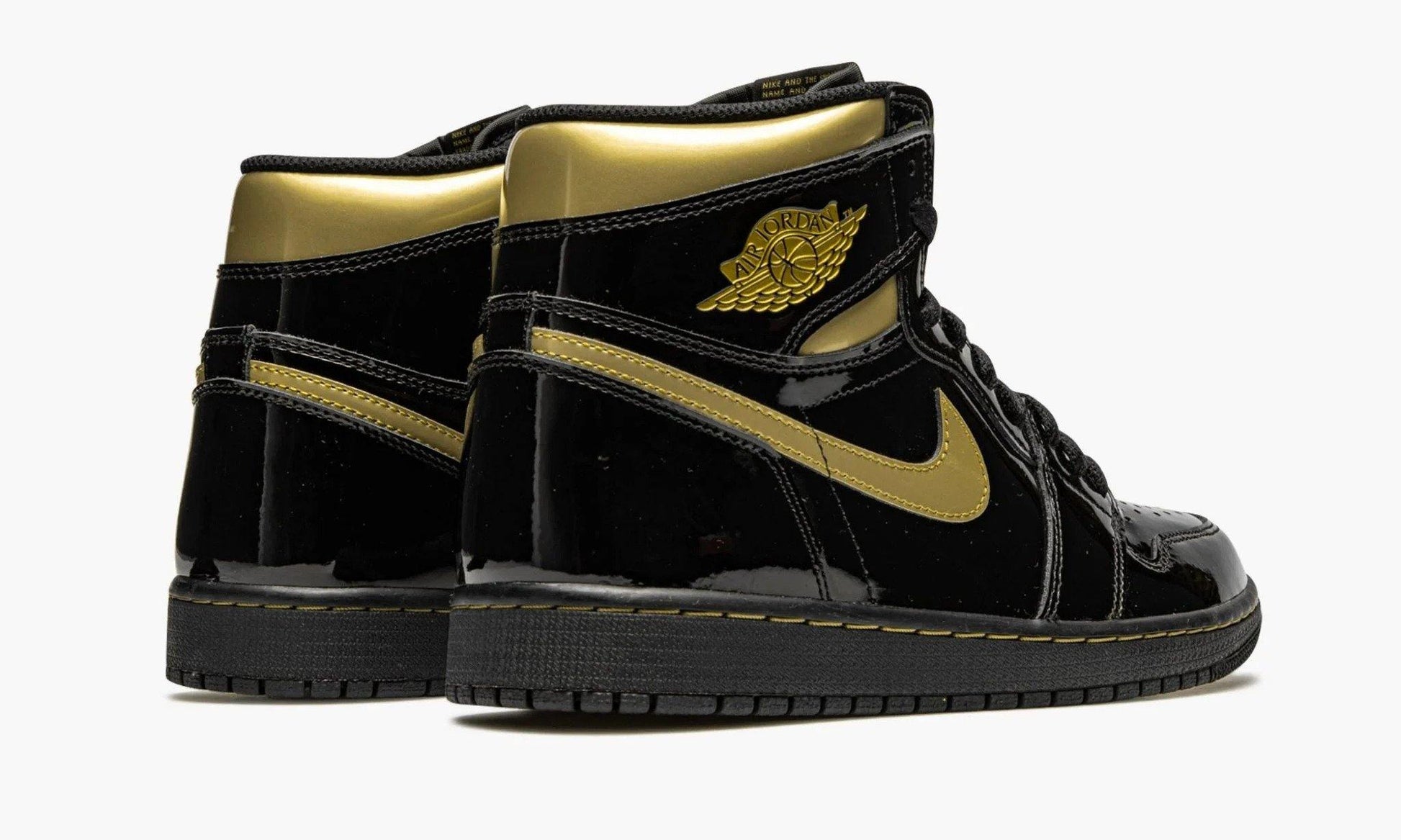 Air Jordan 1 High Black Metallic Gold - 555088 032 | The Sortage