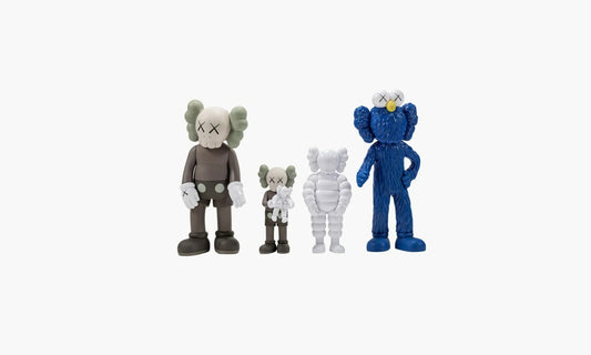 Family Vinyl Figures Brown Blue White - KAWS065 | The Sortage