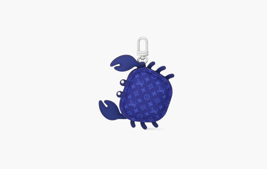 LV Crab Bag Charm "Indigo Blue"
