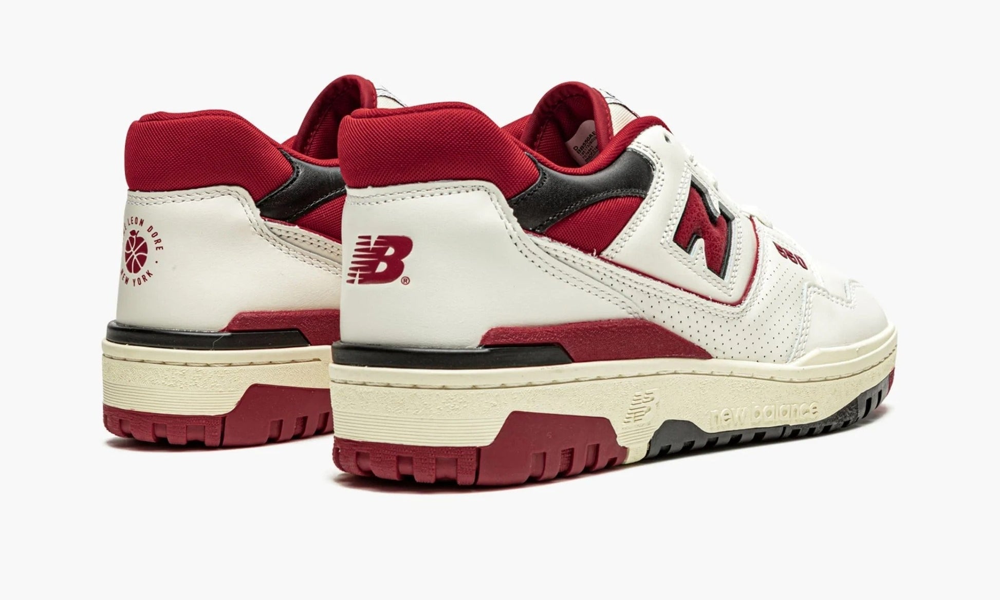 New Balance 550 Aime Leon Dore White Red - BB550AE1 | The Sortage