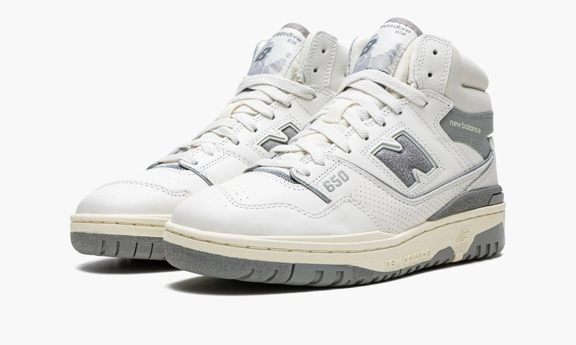 New Balance 650R Aime Leon Dore White Grey - BB650RA1 | The Sortage
