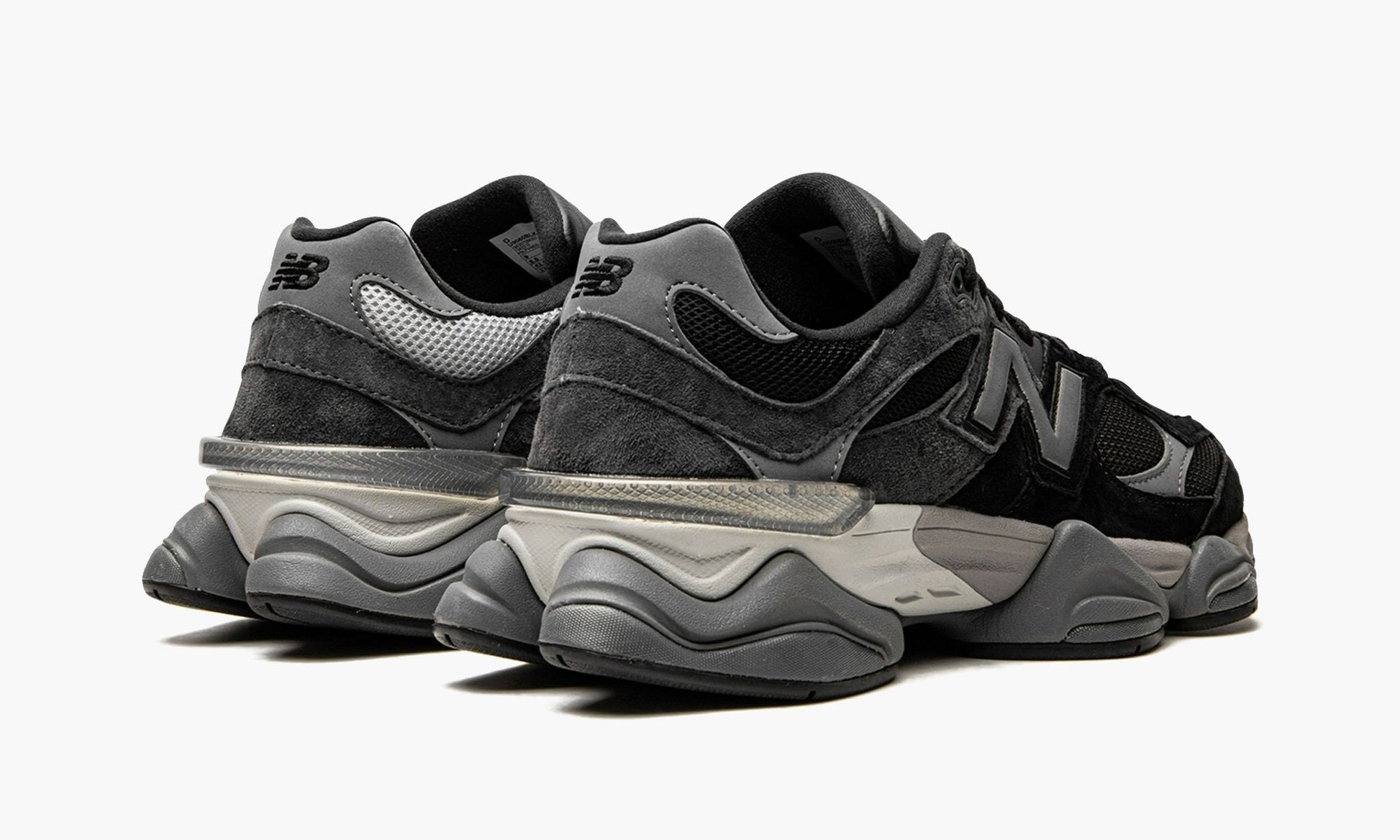 New Balance 9060 Black Castlerock Grey - U9060BLK | The Sortage