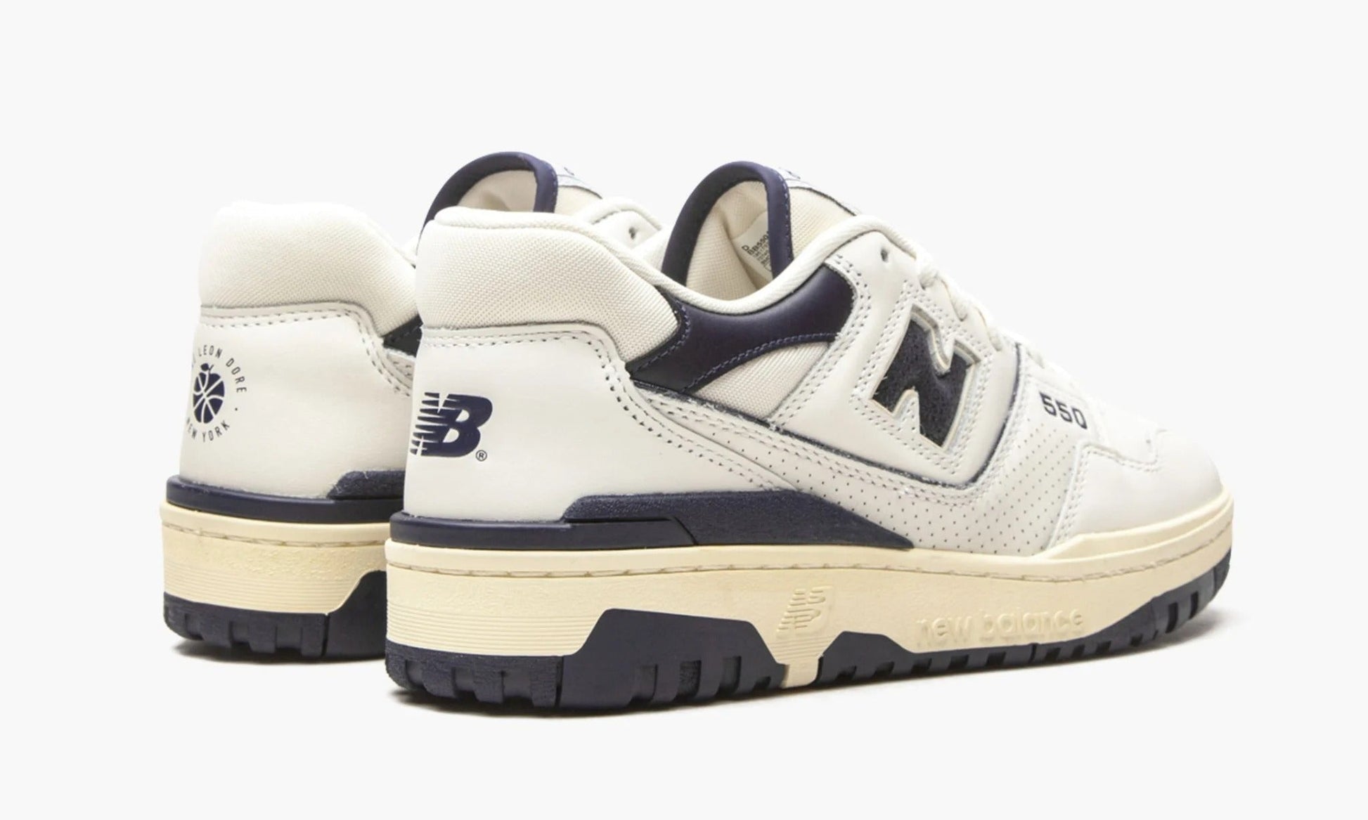 New Balance 550 Aime Leon Dore White Navy - BB550ALF | The Sortage