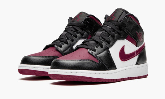 Air Jordan 1 Mid GS BRED TOE - 554725 066 | The Sortage