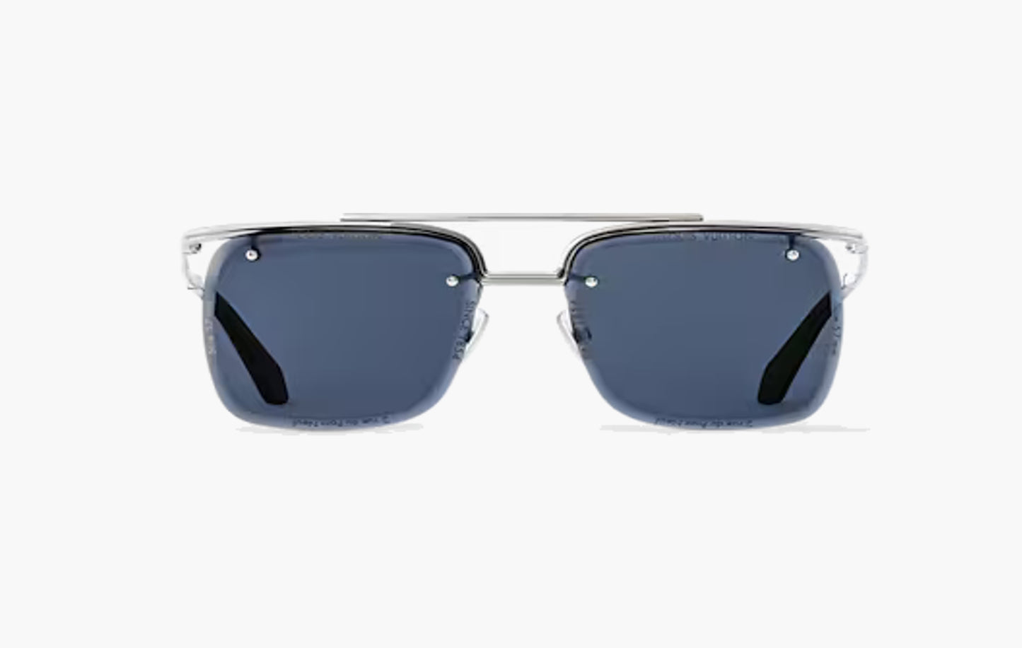 LV Super Vision Light Large Square Sunglasses "Blue"