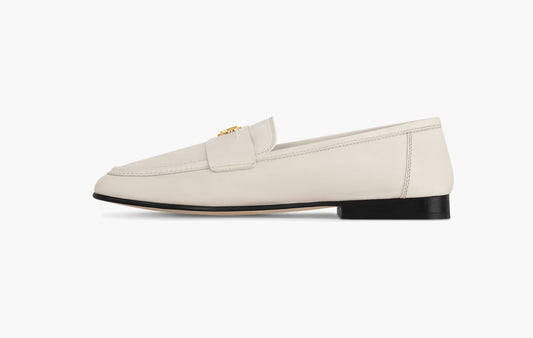 Soho Flat Loafer Lambskin "Ecru White"