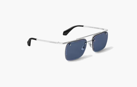 LV Super Vision Light Large Square Sunglasses "Blue"