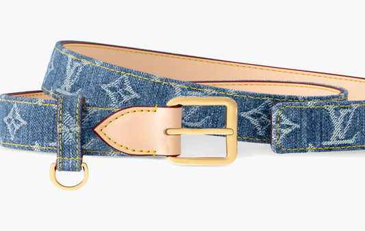 LV D-Ring Ard 30mm Belt "Denim Blue"