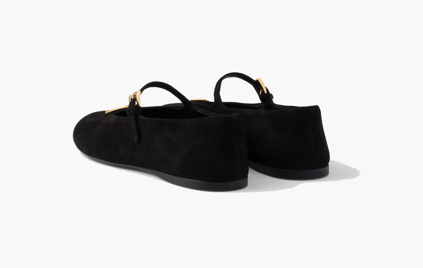 Suede Ballerinas Goatskin "Black"