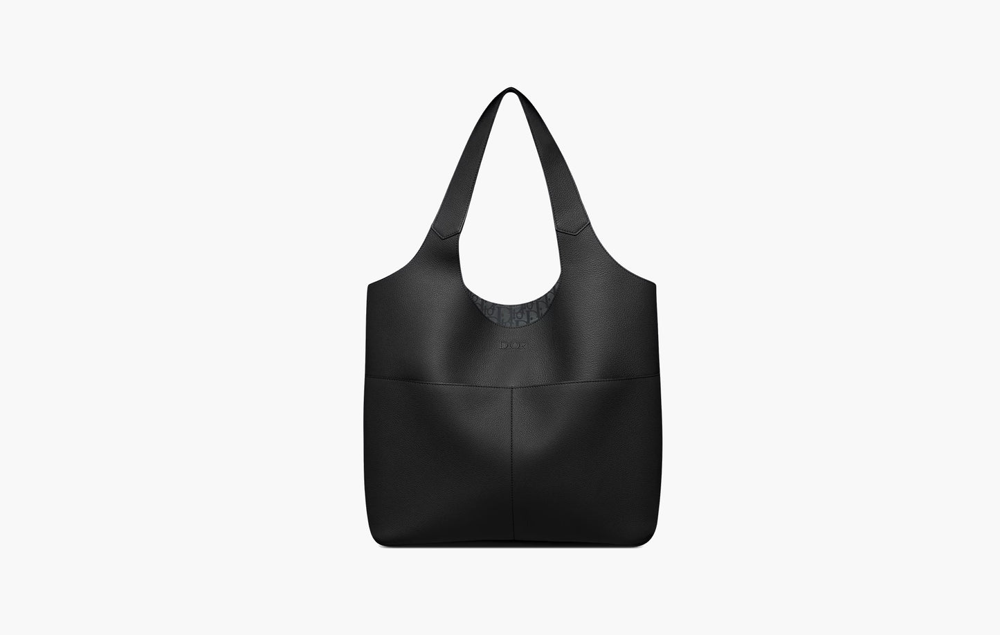 Prive Tote Bag "Black Dior Icons Calfskin"
