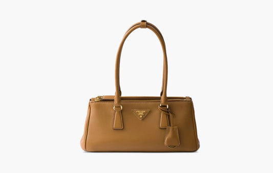 Medium Prada Galleria Leather Bag "Caramel"
