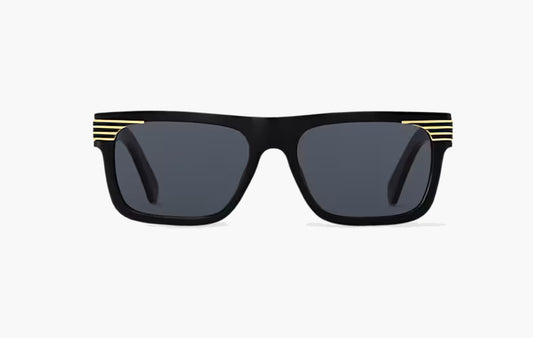 LV Slide Square Sunglasses "Black"