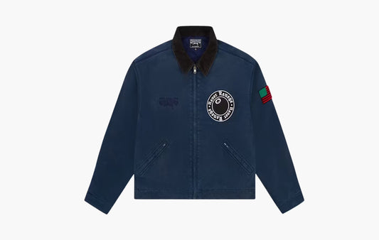 Never Renege Canvas Work Jacket "Navy/Black"