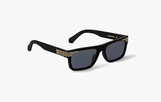 LV Slide Square Sunglasses "Black"