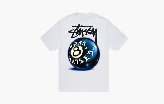 Born X Raised 8 Ball Tee "White"