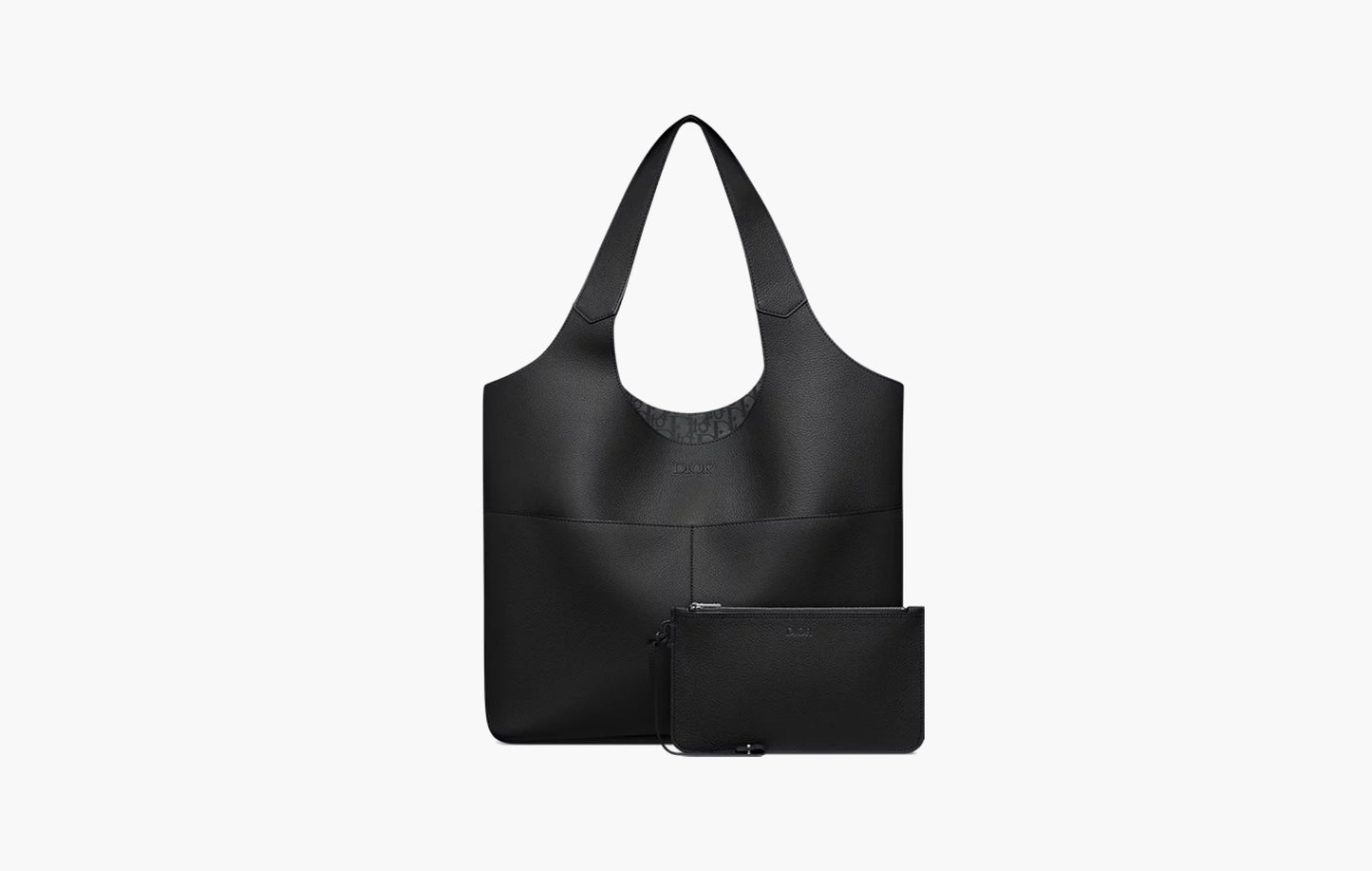 Prive Tote Bag "Black Dior Icons Calfskin"