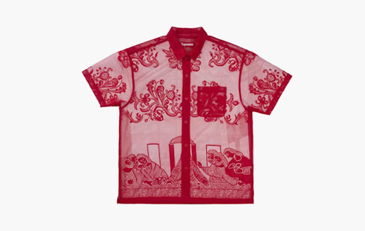 Last Supper Lace S/S Shirt "Red"