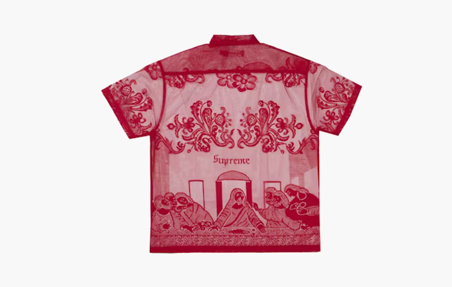 Last Supper Lace S/S Shirt "Red"
