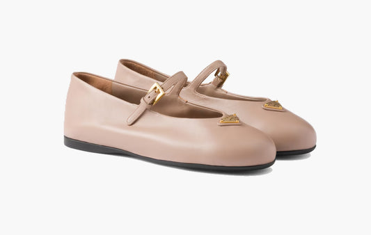 Nappa Leather Ballerinas Lambskin "Powder Pink"