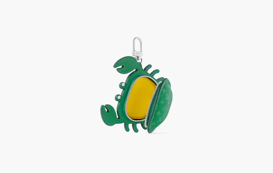 LV Crab Bag Charm "Green"