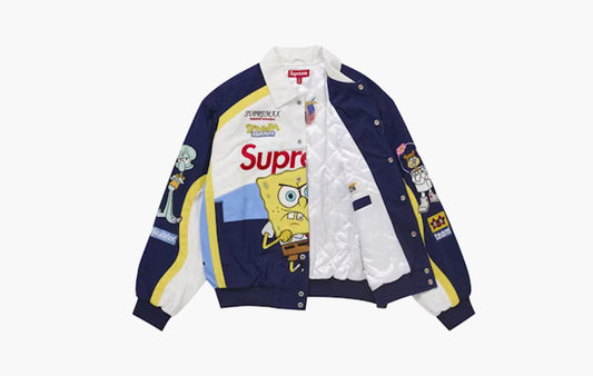 SpongeBob SquarePants Jeff Hamilton Racing Jacket "White"