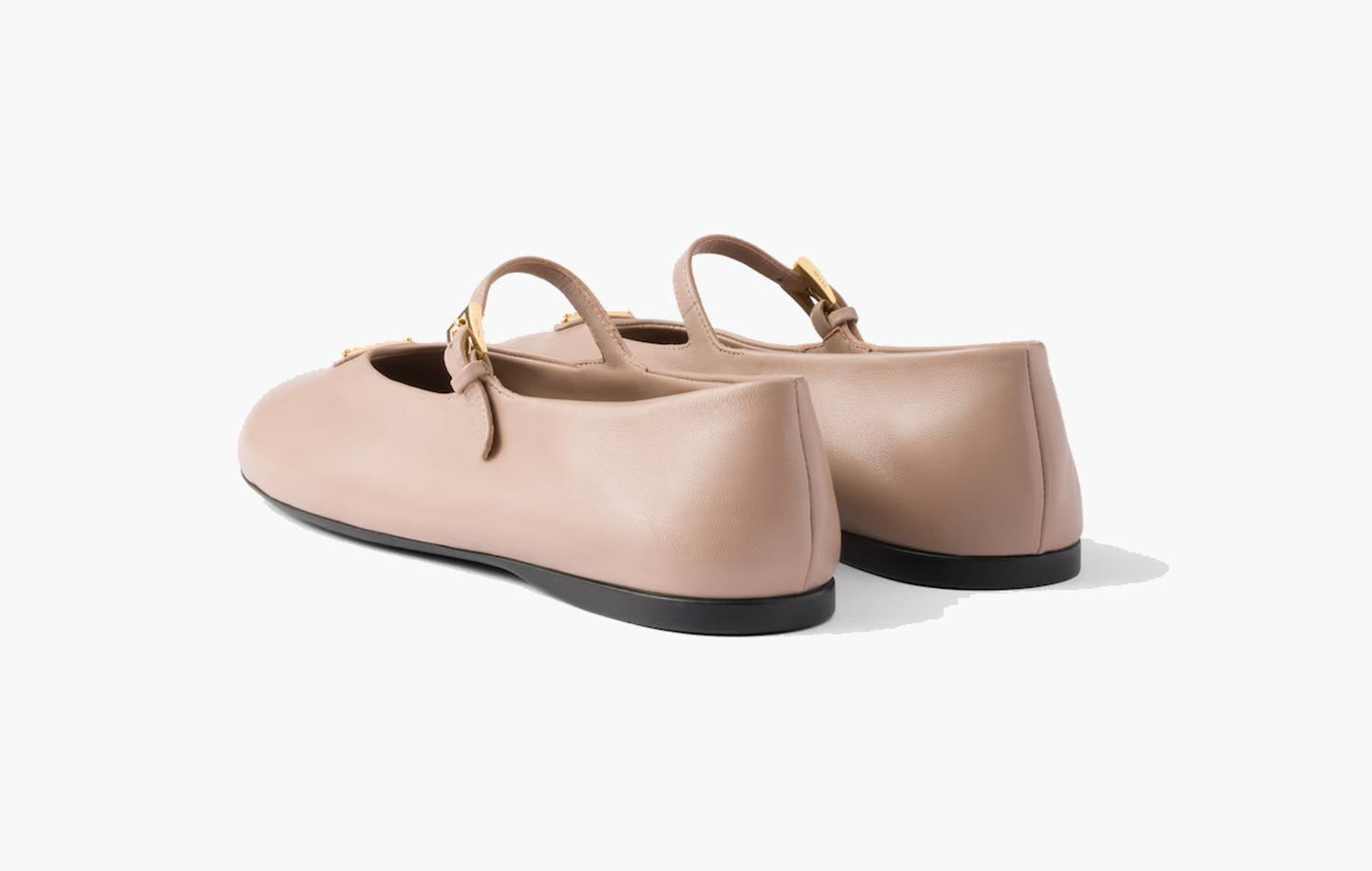 Nappa Leather Ballerinas Lambskin "Powder Pink"