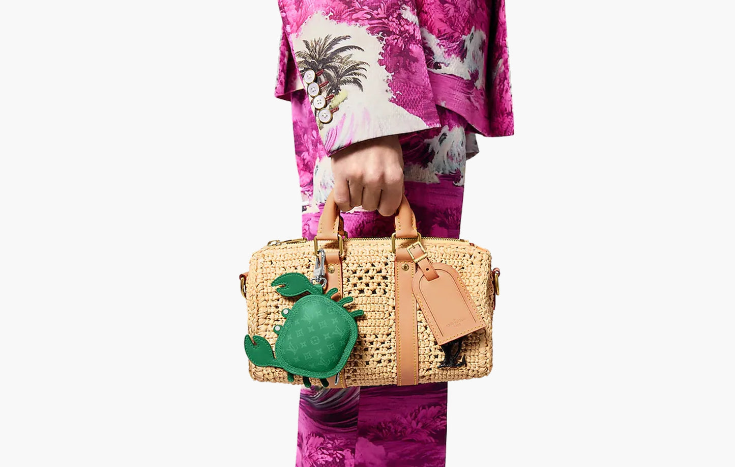 LV Crab Bag Charm "Green"