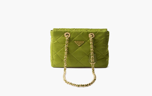 Re-Edition 1995 Chaîne Re-Nylon tote Bag "Ivy Green"