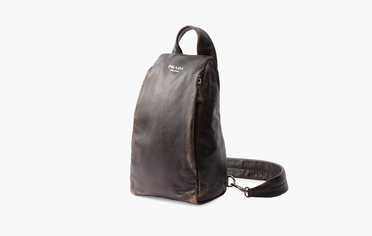 Nappa Leather Backpack "Dark Brown"