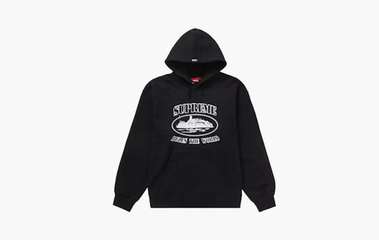 Corteiz Rules The World Hoodie "Black"