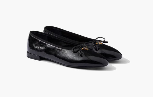 Naplak Patent Leather Ballerinas Lambskin "Black"