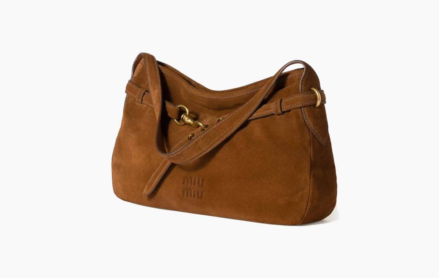 Aventure Suede Bag "Oak"