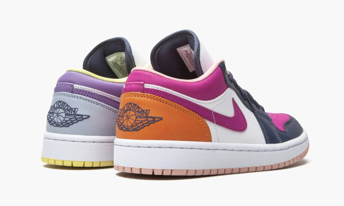Air Jordan 1 Low WMNS Mismatched Purple Magenta - DJ4342 400