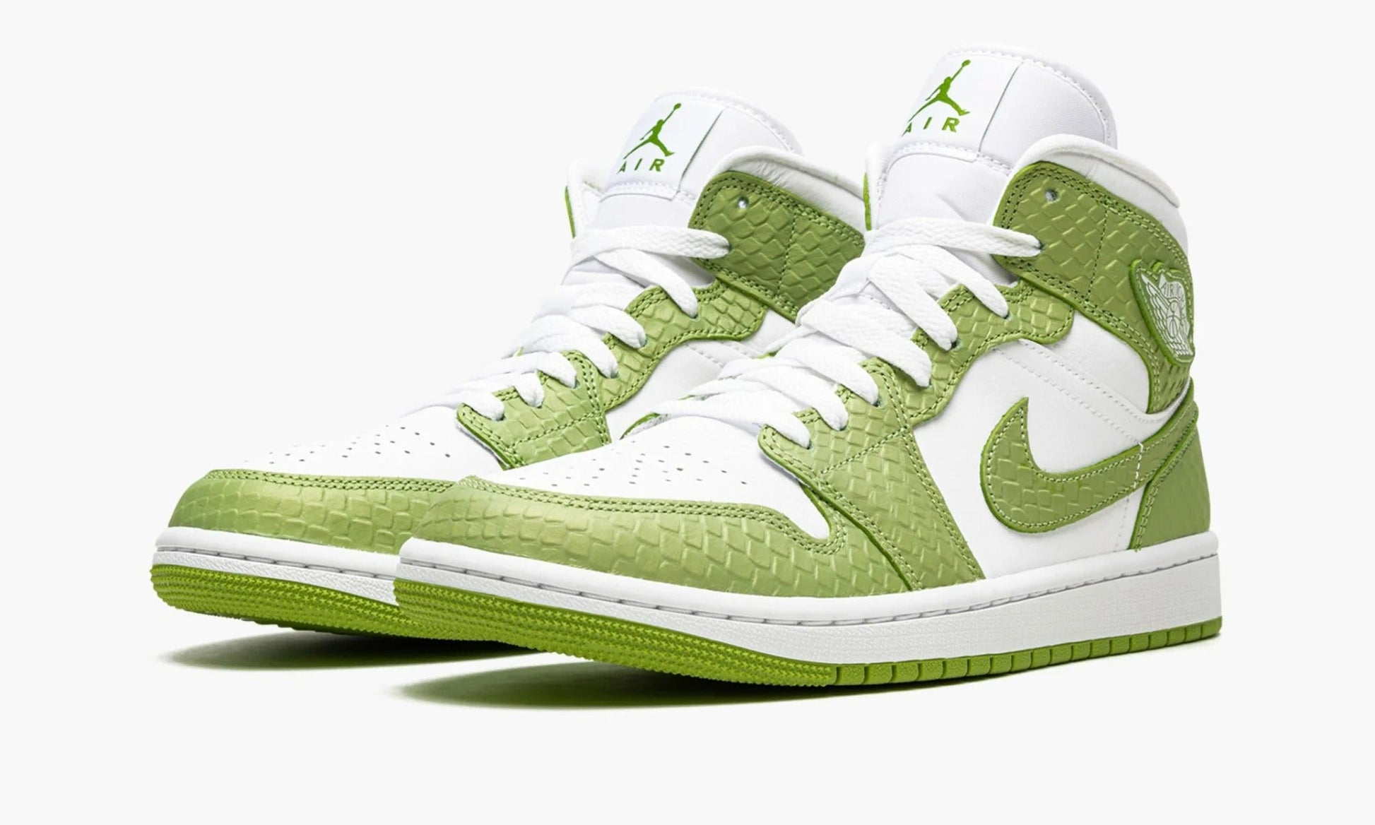 Air Jordan 1 Mid Green Python - DV2959 113 | The Sortage