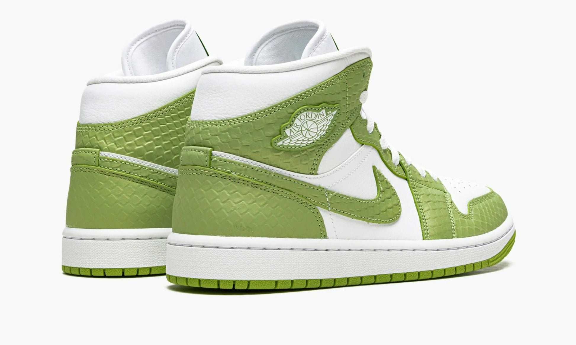 Air Jordan 1 Mid Green Python - DV2959 113 | The Sortage