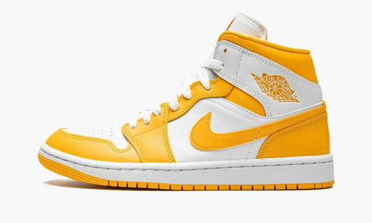 Air Jordan 1 Mid WMNS White University Gold - BQ6472 117 | The Sortage
