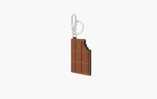 LV Chocolate Bar Figurine Key Holder and Bag Charm "Brown"